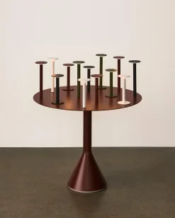 - Bærbar Lampe - Host - H22 cm - Iron Red*Hay Best