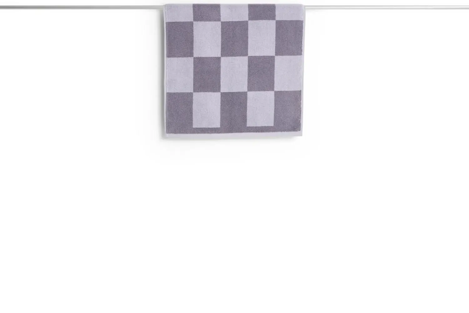 - Check Bath Mat (Organic) - W50 x L90 - Lavender - Lavender - 479^Hay New