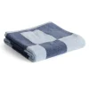 - Check Hand Towel (Organic) - W50 x L90 - Steel Blue - Steel blue - 329^Hay New