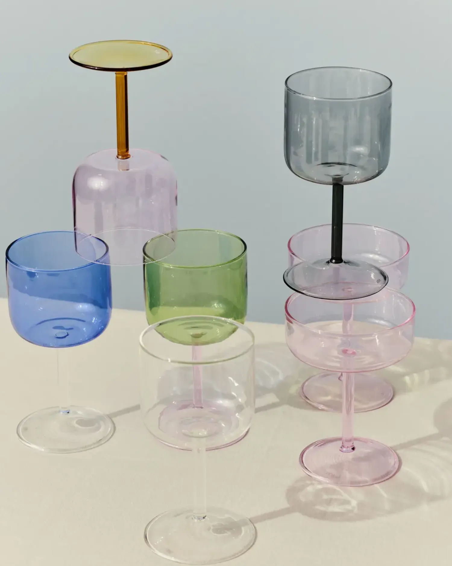 - Cocktail glas - Tint Coupe Glass - 2 stk. - Pink^Hay