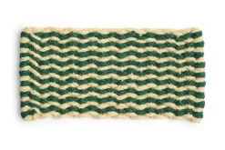 - Coco Door Mat - Dark Green & White - Dark green and white - 619^Hay Best
