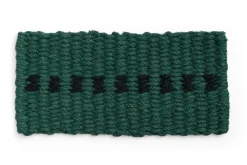 - Coco Door Mat - Dot - Green & Black - Dark green and black - 40 x 80 cm^Hay New