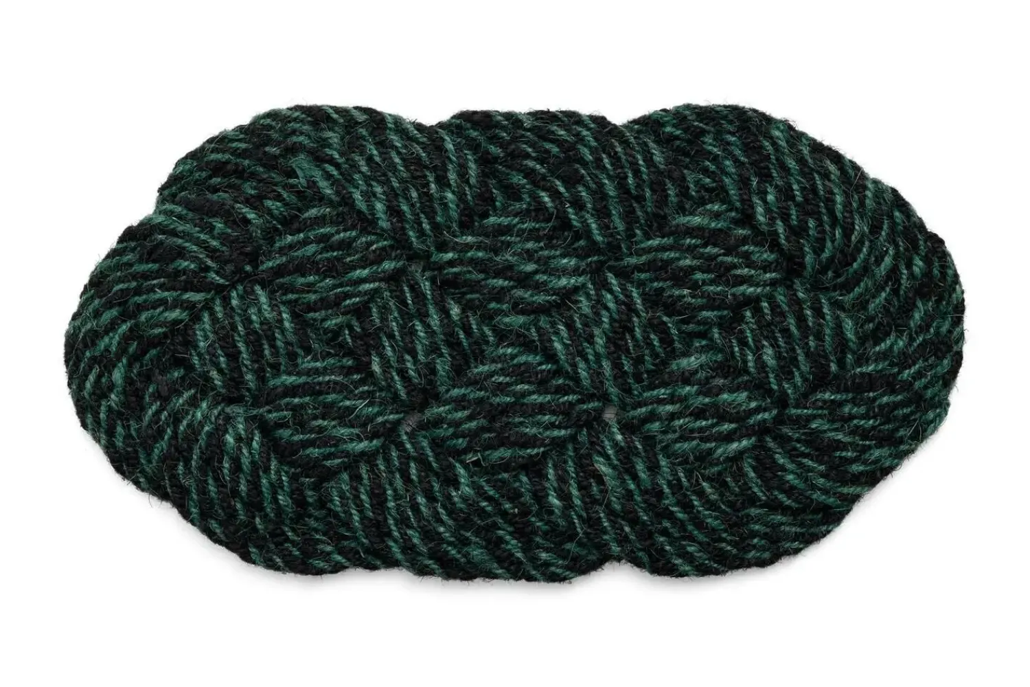 - Coco Door Mat - Swirl - Green and black*Hay Best