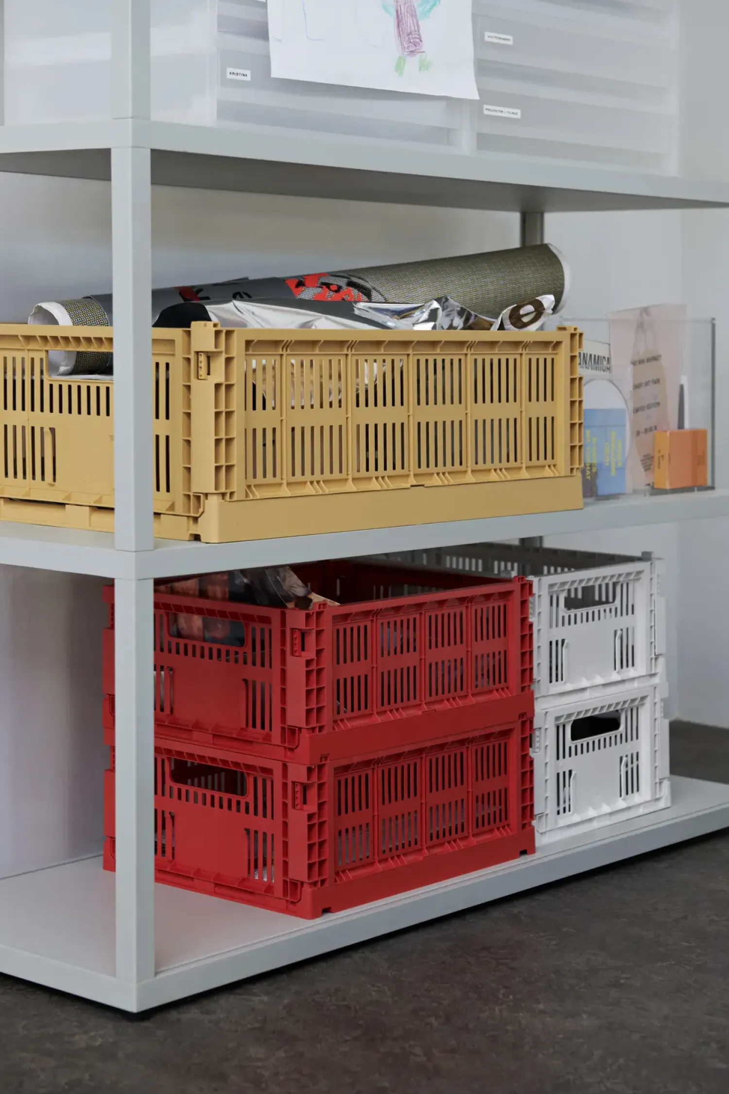 - Colour Kasse - Recycled - Medium - Rød^Hay Discount