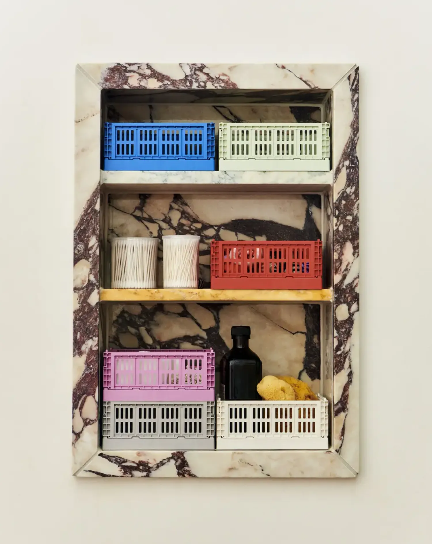 - Colour Kasser - Recycled - Mini - Rosa - Dusty Rose - 2 stk*Hay Online