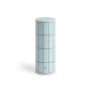 - Column Candle - Light blue with blue grid check*Hay Online
