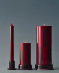 - Column Candle - Wine and bordeaux*Hay Discount