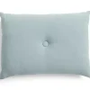 - Dot Cushion - Linen - Pigeon blue^Hay