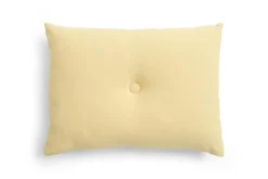 - Dot Cushion - Linen - Soft yellow^Hay