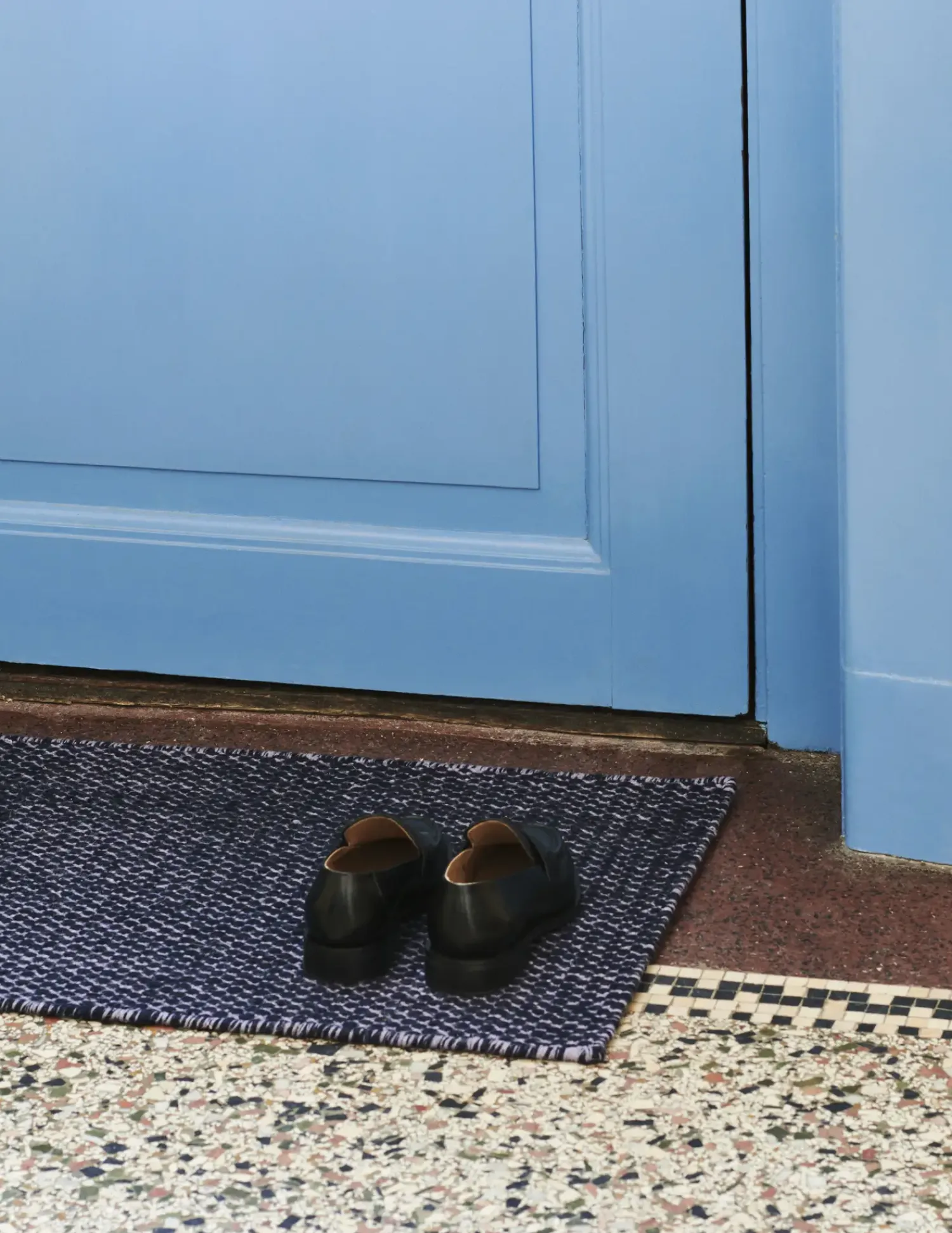 - Dørmåtte Moiré Mat - Lilla/Lilac - 95 x 52 cm*Hay Hot