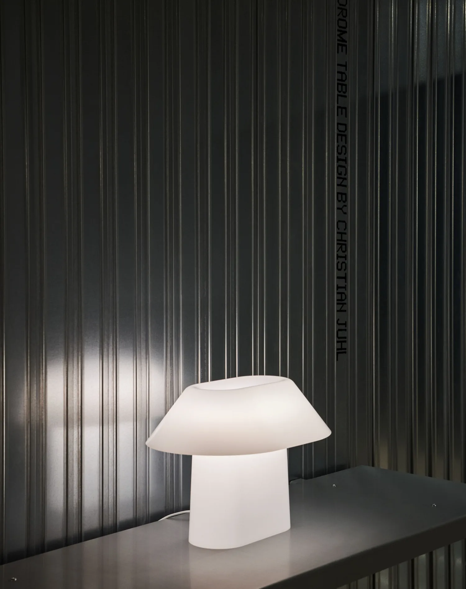 - Drome Table Lamp - White Opal*Hay Clearance