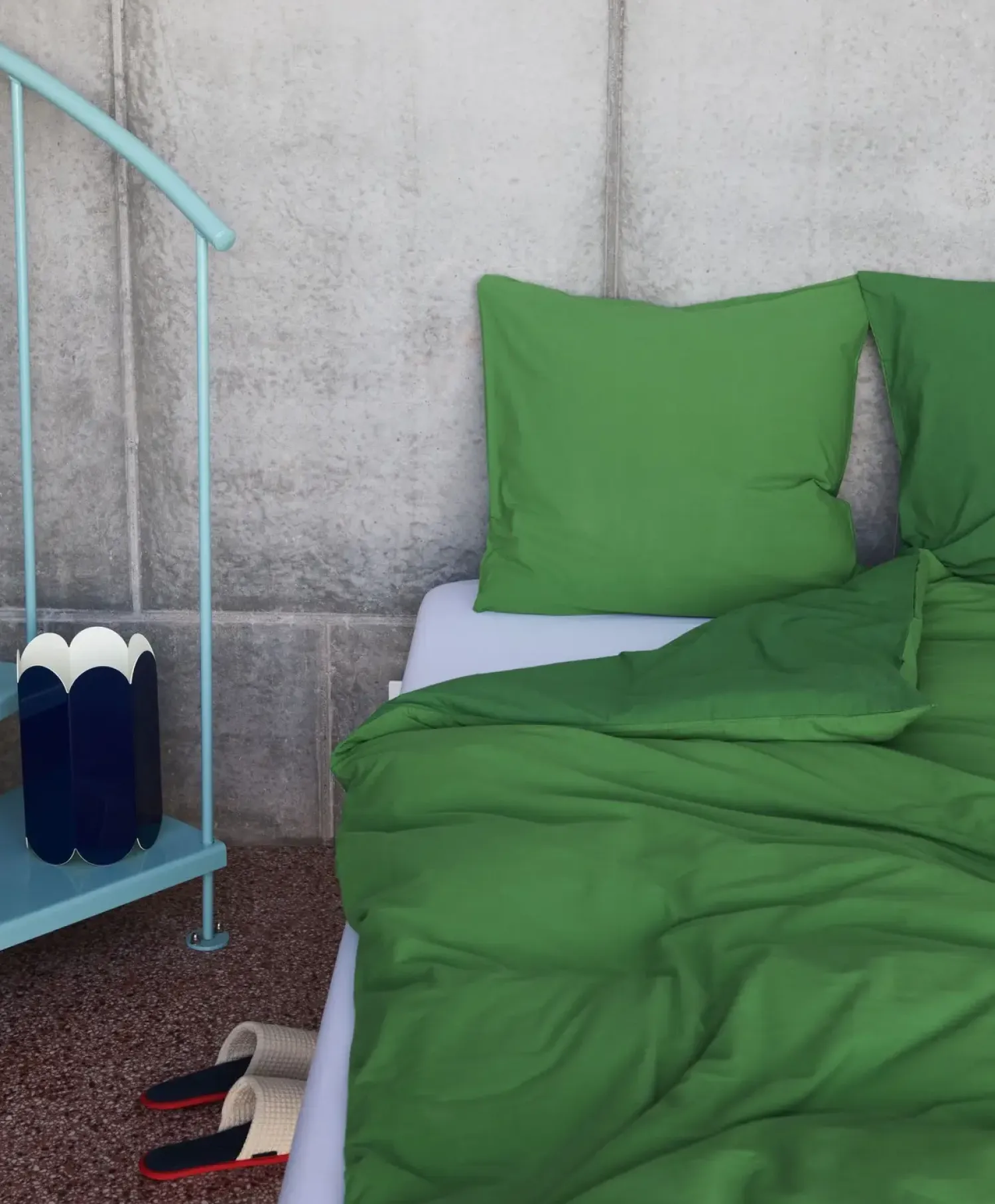 - Dynebetræk - Duo - Matcha Grøn - 140x200 cm.*Hay Clearance