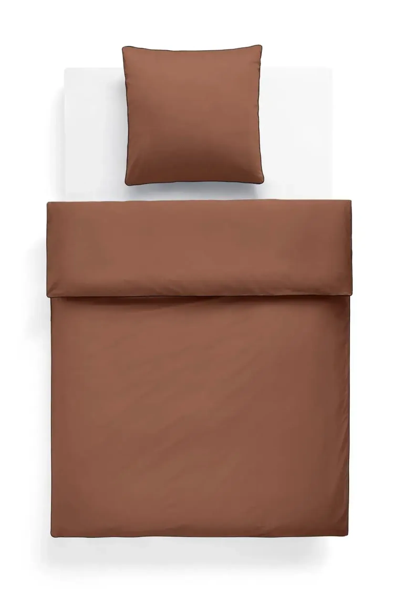 - Dynebetræk - Outline Duvet - Milk Chocolate - 140x200 cm*Hay Sale