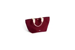 - Everyday Tote Bag - Mini - Burgundy^Hay