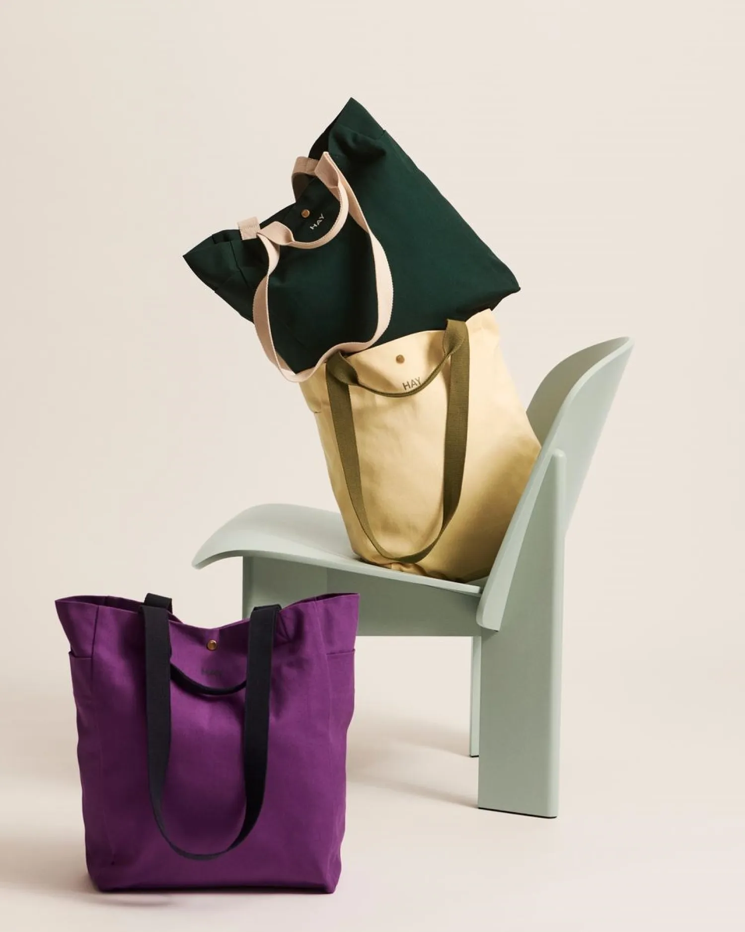 - Everyday Tote Bag - Medium - Soft Yellow - Soft yellow - 499*Hay Clearance