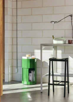 - Facet Cabinet - High - Spinach Green - Grønt - med hjul^Hay Online