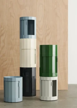 - Facet Cabinet - High - Spinach Green - Grønt - med hjul^Hay Online