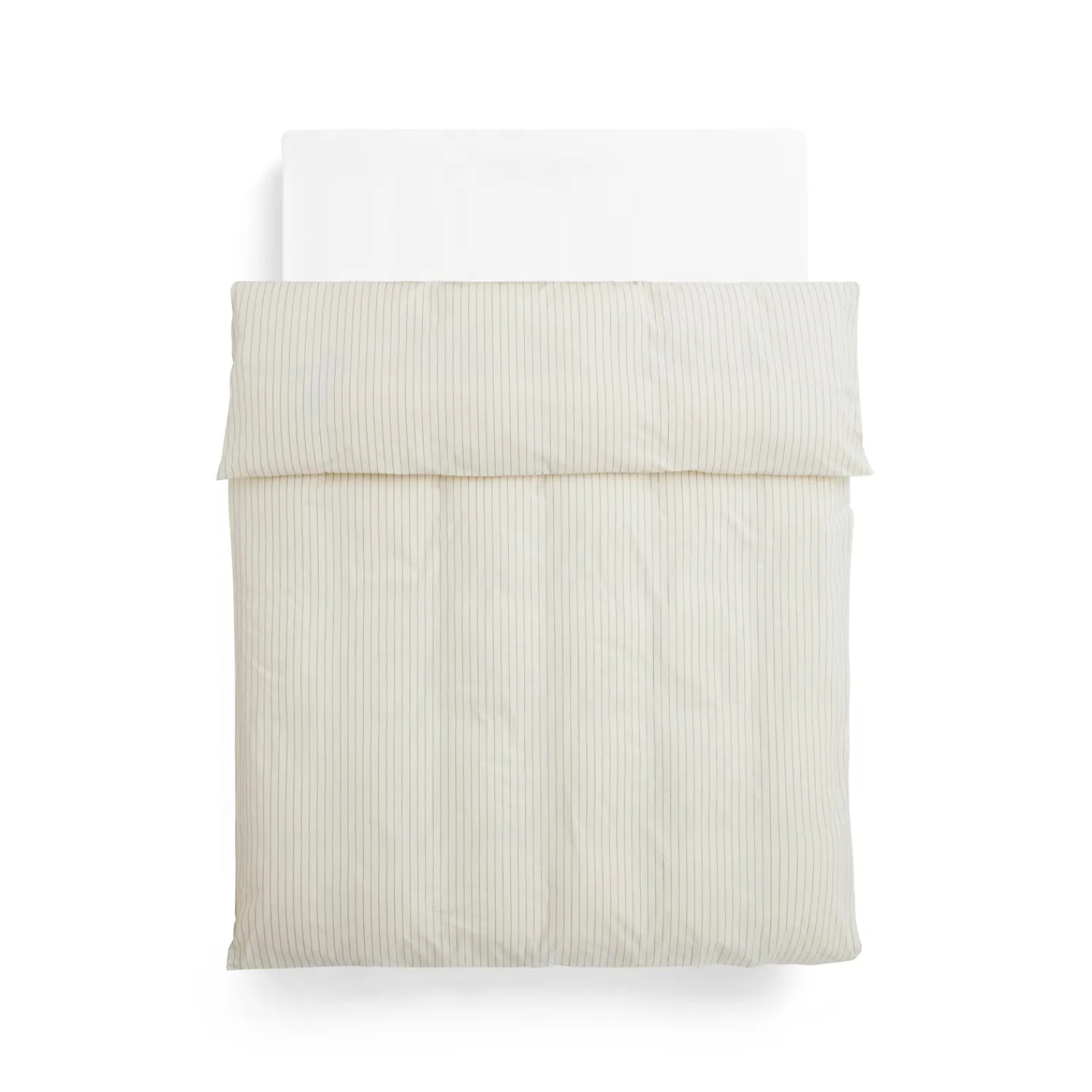 - Fineline Duvet Cover - 200 x 220 - Ivory^Hay