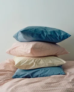 - Fineline Pillow Case - 63 x 60 - Blue*Hay