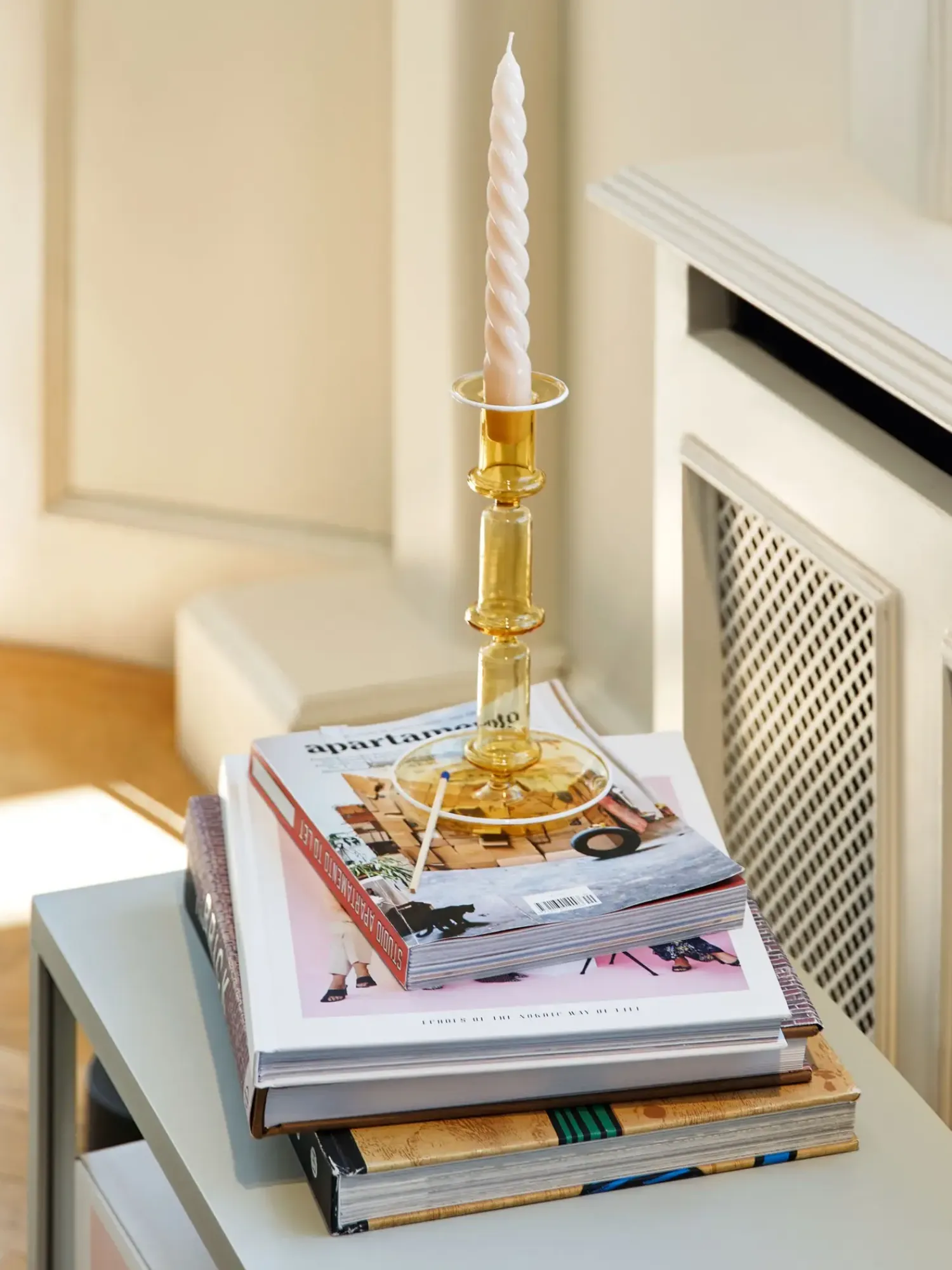 - Flare tall lysestage - gul*Hay Discount