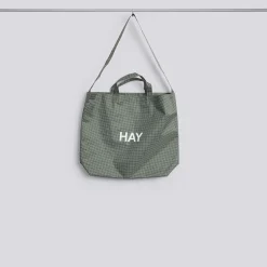 - Grid Crossover Bag - Medium - Mørk grøn*Hay Discount