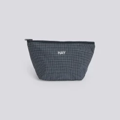- Grid Pouch - Small - Mørkeblå^Hay New