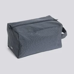 - Grid Wash Bag - Medium - Mørk blå^Hay New