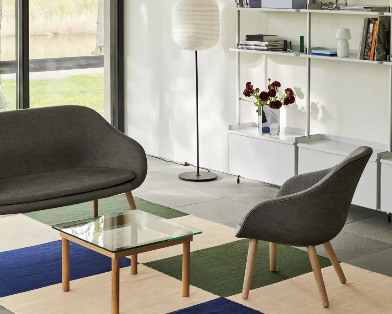 - Gulvlampe Base - Common - Sort - Ø35 X H130 cm*Hay New