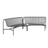 - Havebænk Park - Palissade Park Dining Bench - In - Starter - Anthracite (2 bænke)*Hay Online