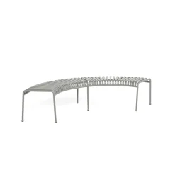 - Havebænk Park - Palissade Park Bench - Lysegrå / Sky Grey (inkl. mellemben)*Hay