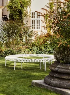 - Havebænk Park - Palissade Park Bench - Lysegrå / Sky Grey (inkl. mellemben)*Hay