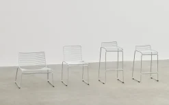 - Hee barstol - Hot galvaniseret - Høj model^Hay Best