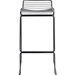 - Hee barstol - Sort - Høj model^Hay