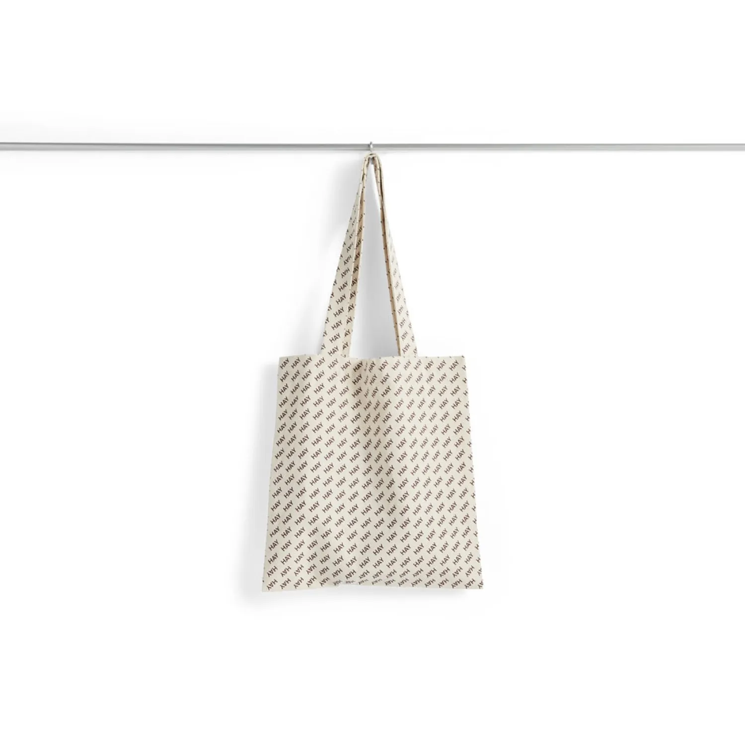 - Indkøbsnet - Logo Tote Bag - Burgundy^Hay