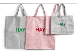 - Indkøbstaske - Candy Mono Bag - Medium - Grå^Hay Hot