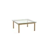 - Kofi Table - 80 x 80 cm - ben i lageret eg og klar glasplade^Hay New