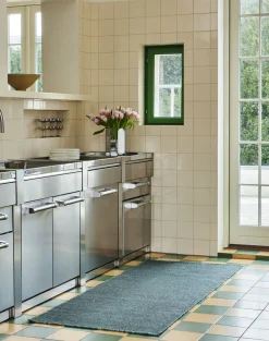 - Løber Moiré Runner - Grøn/Green - 80 x 200 cm^Hay