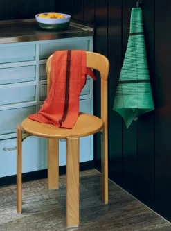 - Linear Tea Towel - W52 x L80 - Green - Green - 219^Hay Sale