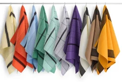 - Linear Tea Towel - W52 x L80 - Turquoise - Turquoise - 219^Hay Best