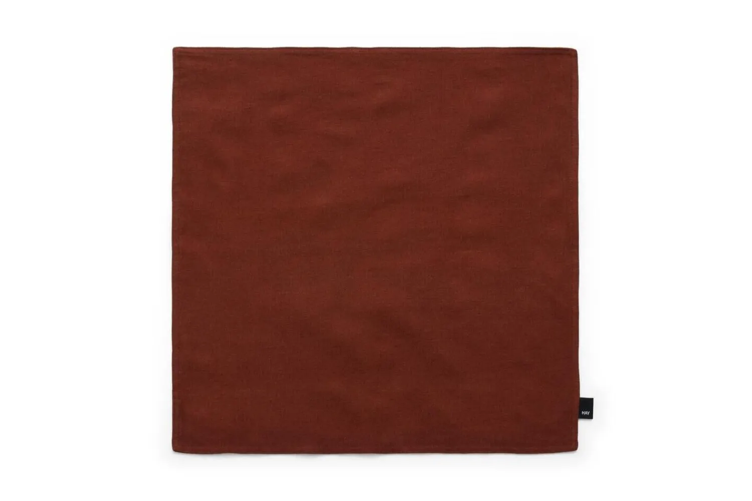 - Linen Cushion Cover - 50 x 50 - Iron red*Hay Clearance
