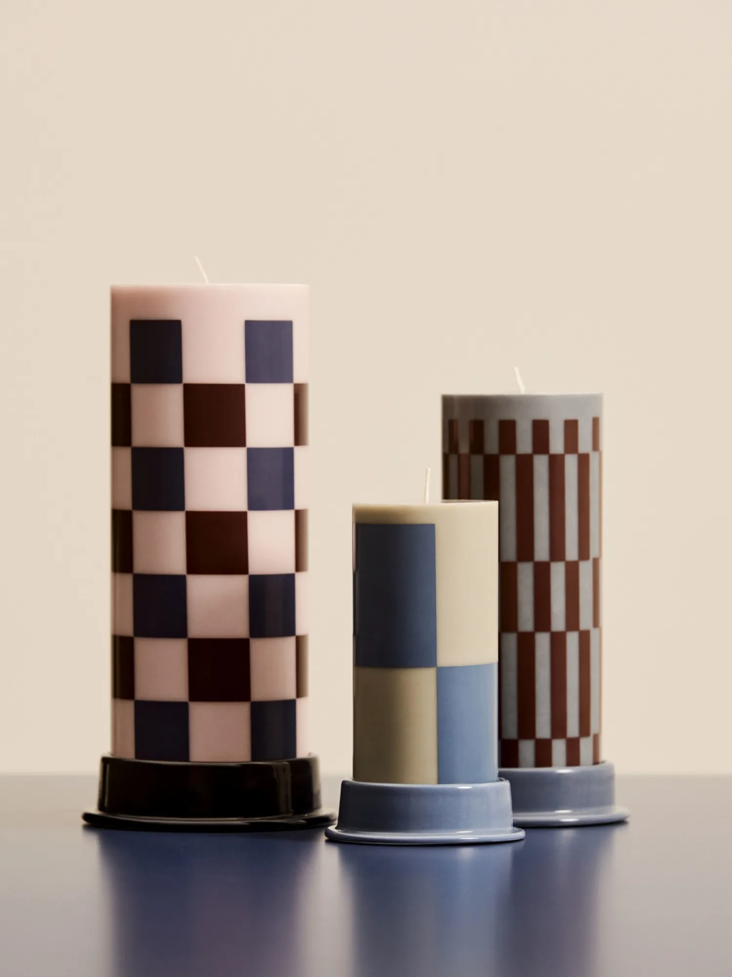 - Lysestage - Column - Medium - Dusty Blue^Hay Hot