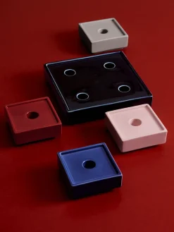 - Lysestage - Mattone Candleholder - Small - Red*Hay New