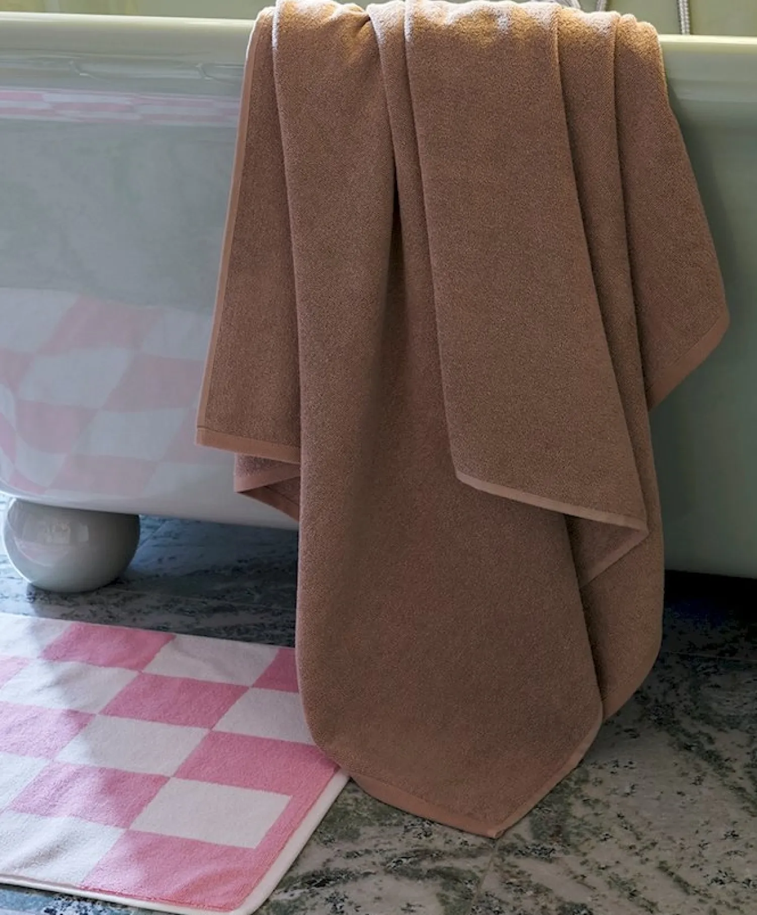 - Mono Bath Sheet (Organic) - W100 x L150 - Lavender - Lavender - 669*Hay Sale