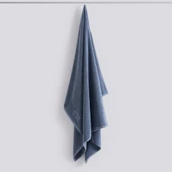 - Mono Bath Sheet (Organic) - W100 x L150 - Steel Blue - Steel blue - 669^Hay Hot