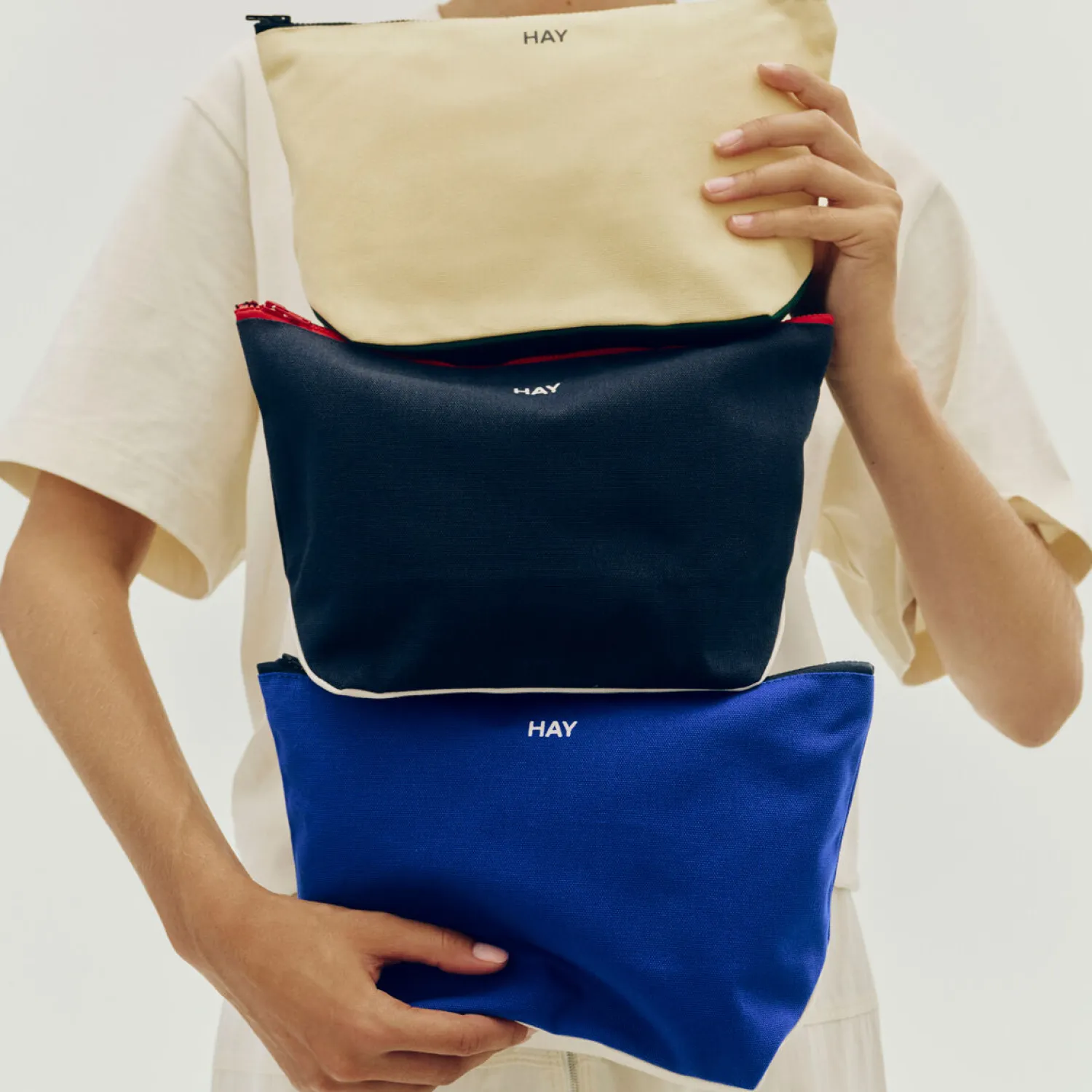 - Multi Pouch - Small - Cream multi*Hay Outlet