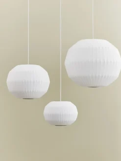 - Nelson Angled Sphere Bubble pendant - Small - Off white^Hay Sale