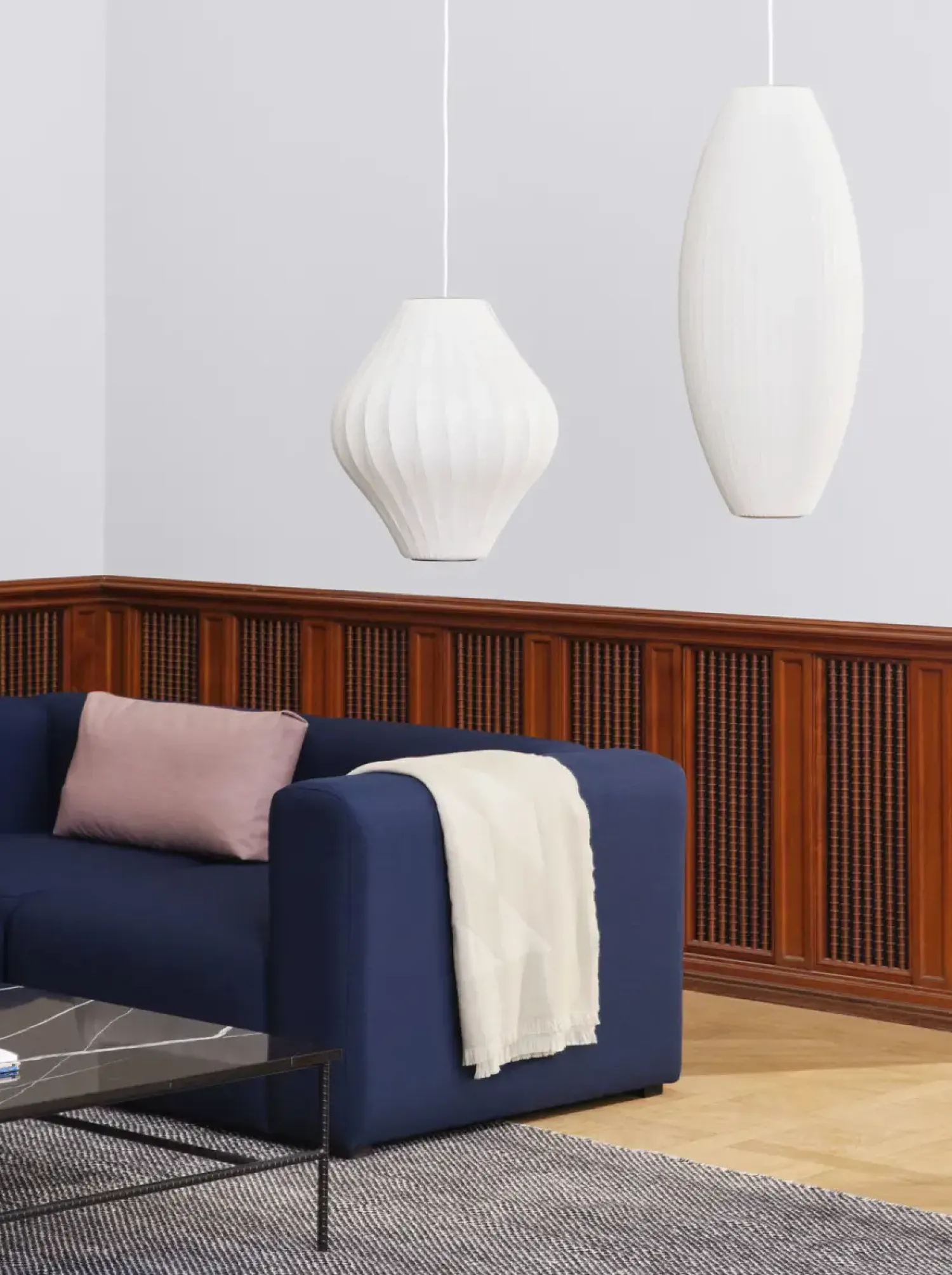 - Nelson Cigar Bubble pendant - X-Large - Off white*Hay Sale