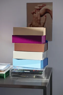 - Opbevaringskasse - Colour Storage - Medium - Soft Pink*Hay Clearance