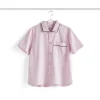 - Outline Pyjama - Kortærmet Skjorte - S/M - Soft Pink*Hay Hot