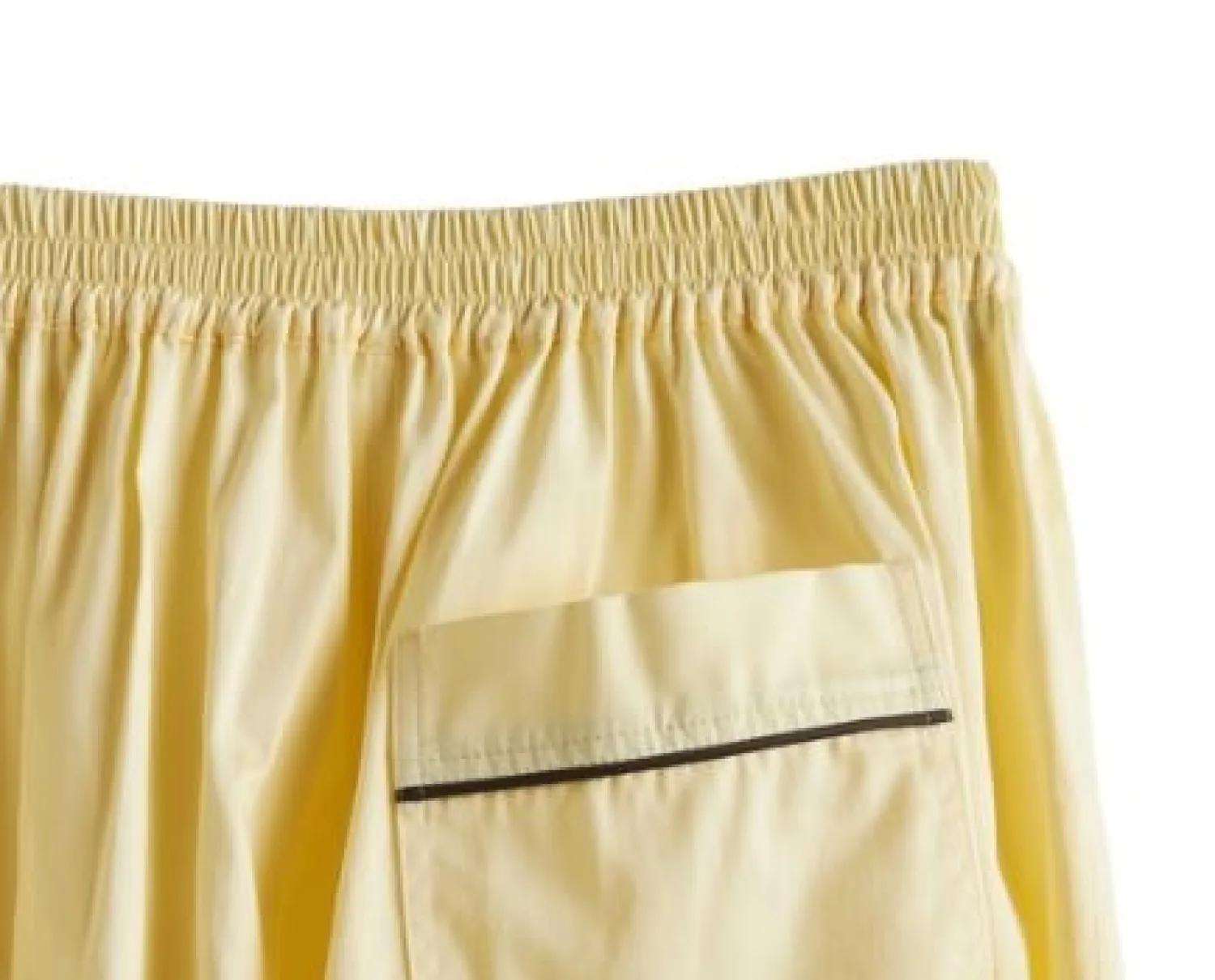 - Outline Pyjama - Shorts - S/M - Soft Yellow^Hay Clearance